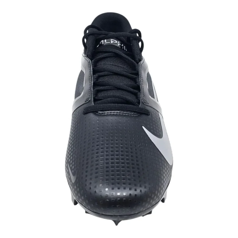 Nike Alpha Menace 4 Pro Black Football Cleats Mens Size 12 FD7037-002 NEW